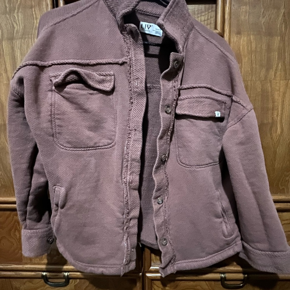 Liv Brand brown Shacket